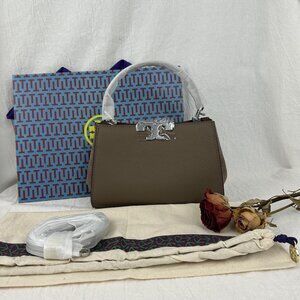 Tory Burch small Eleanor Spazzolato Satchel Bag